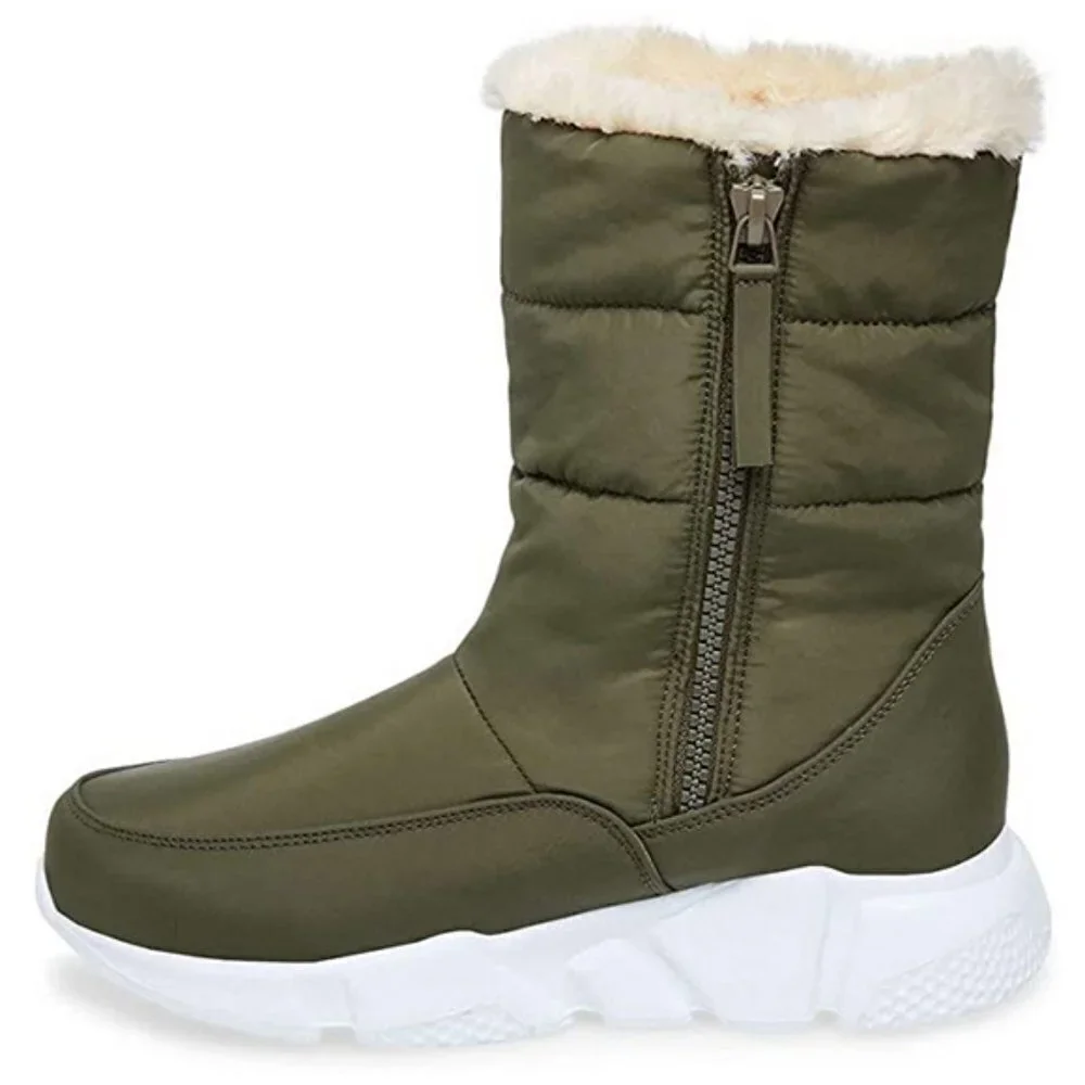New Steve Madden Snowday Winter Boot sz 7 Olive